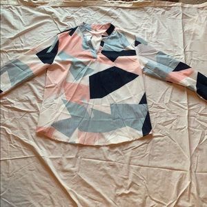 Silk long sleeve blouse